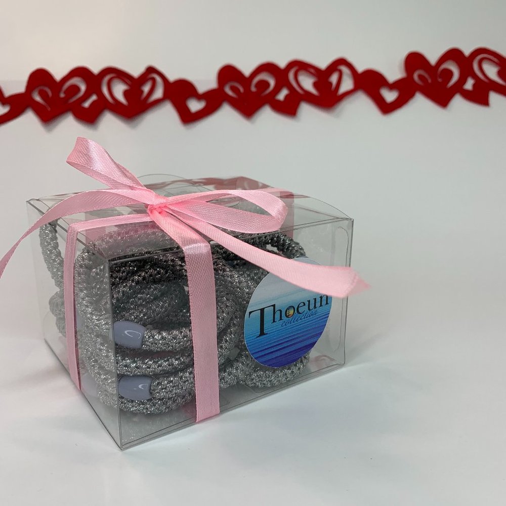 20pc of SILVER BELL hair tie collection